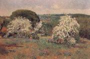 Aureliano De Beruete Y Moret Hawthorn in Blossom china oil painting artist